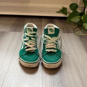 Vans Teal High-Top Kids Sneakers